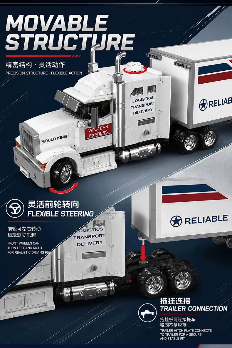 Mould King 10269 Versatile 9900i Truck - YWOBB