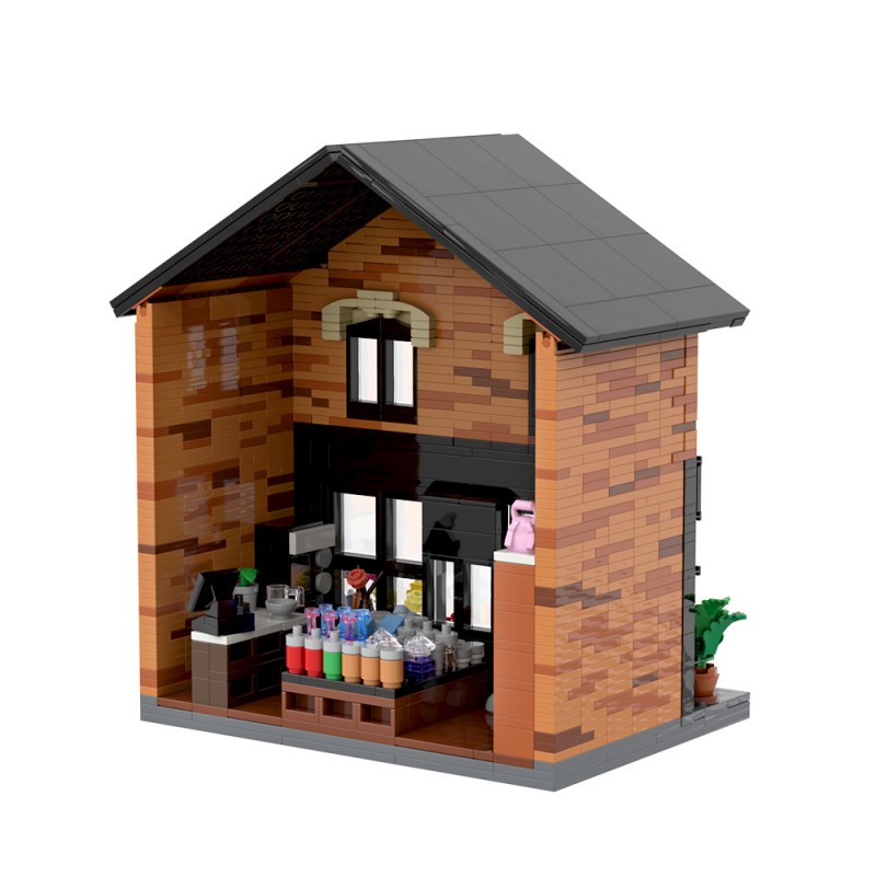GOBRICKS MOC S1110 Schitt's Creek Rose Apothecary - YWOBB