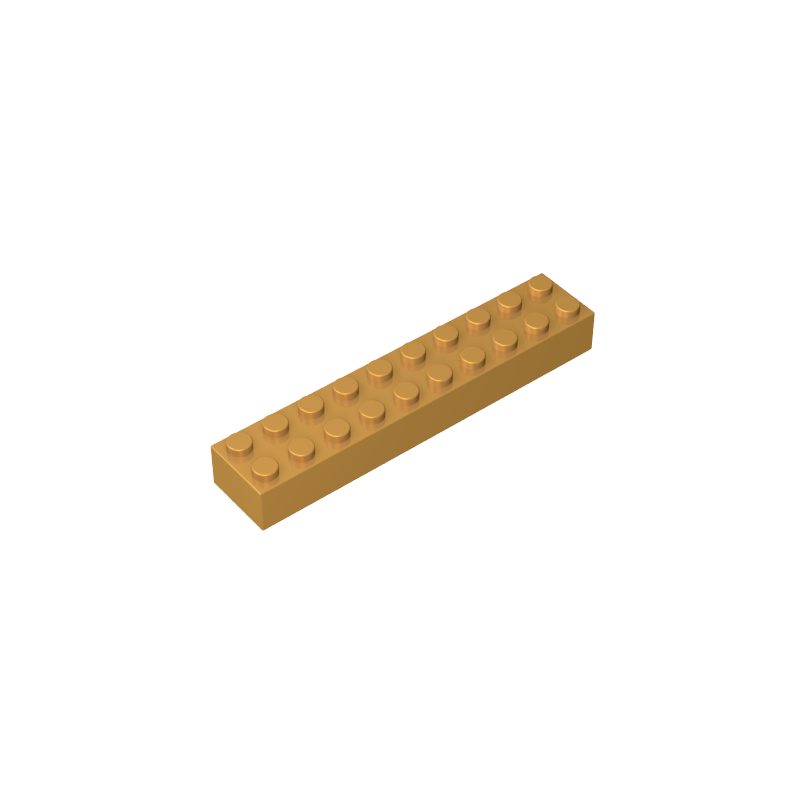 GOBRICKS GDS-545 Brick 2 x 10 - YWOBB