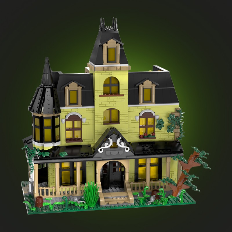 GOBRICKS MOC S1010 The Haunted Mansion - YWOBB