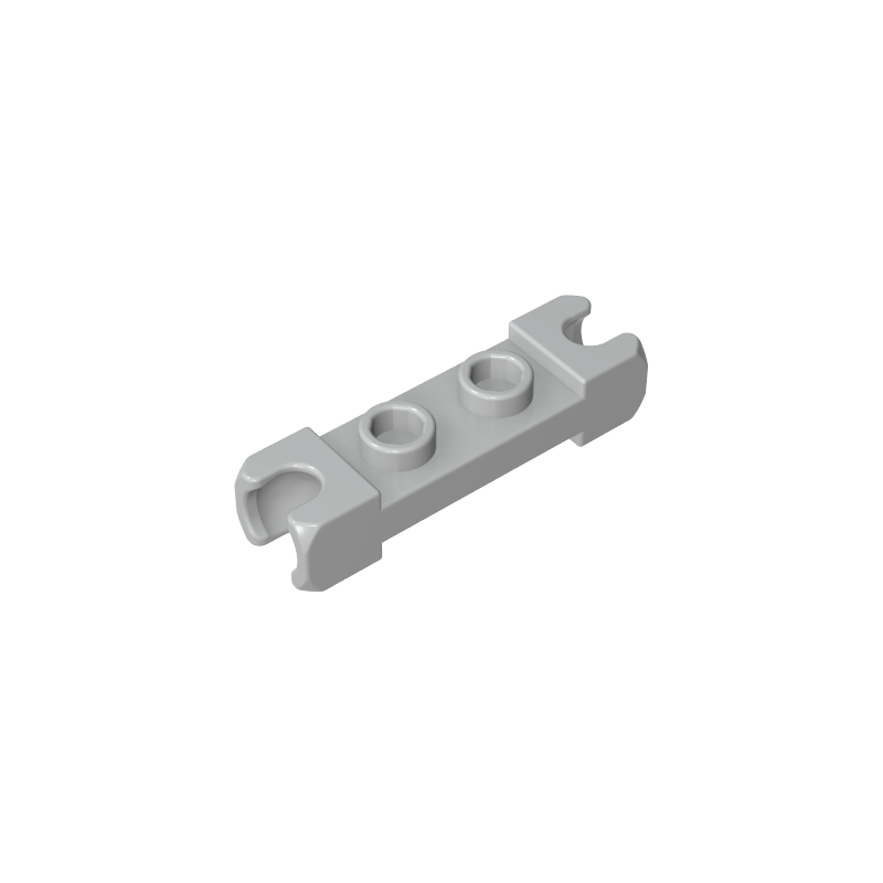GOBRICKS GDS-90267 Plate Modified 1 x 2 with Small Tow Ball Socket on End - YWOBB