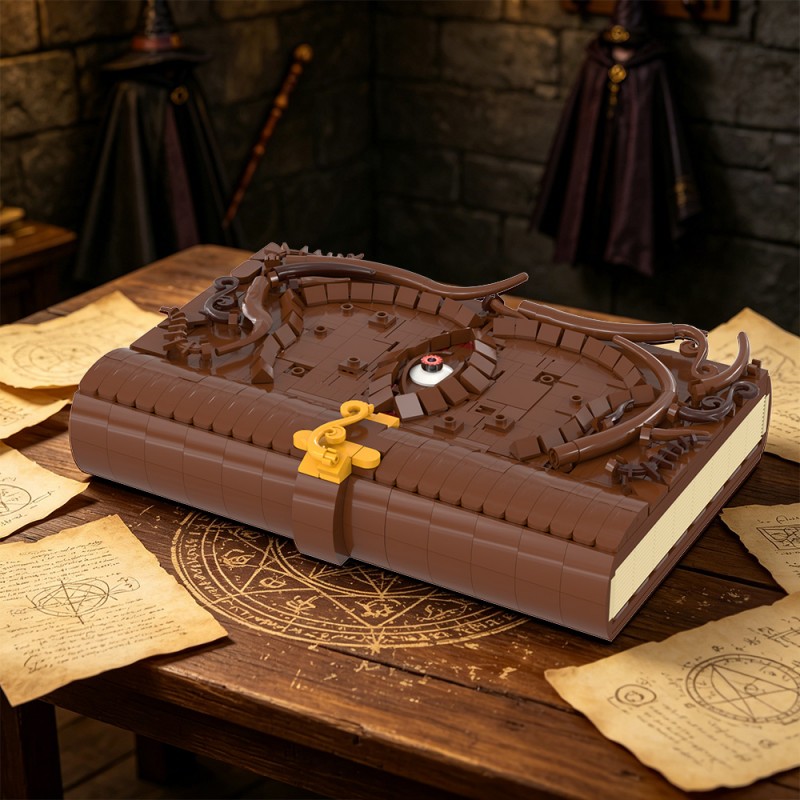 GOBRICKS MOC S1031 Hocus Pocus Spellbook - YWOBB