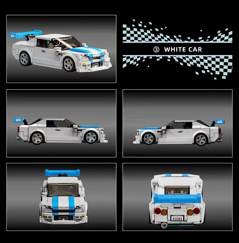 12GO 95006 Fast & Furious 3-Car Set - YWOBB
