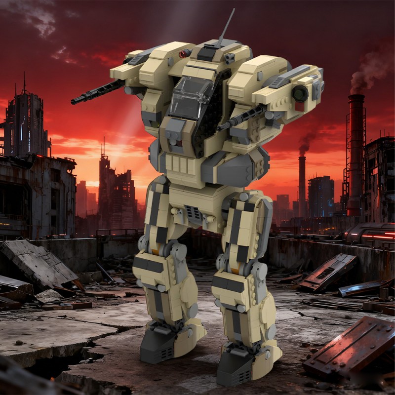 GOBRICKS MOC 210143 Battletech Blackjack - YWOBB