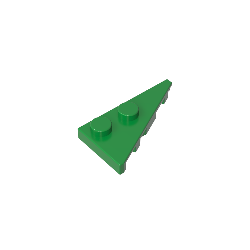 GOBRICKS GDS-90174 Wedge Plate 4 x 2 Right Pointed - YWOBB