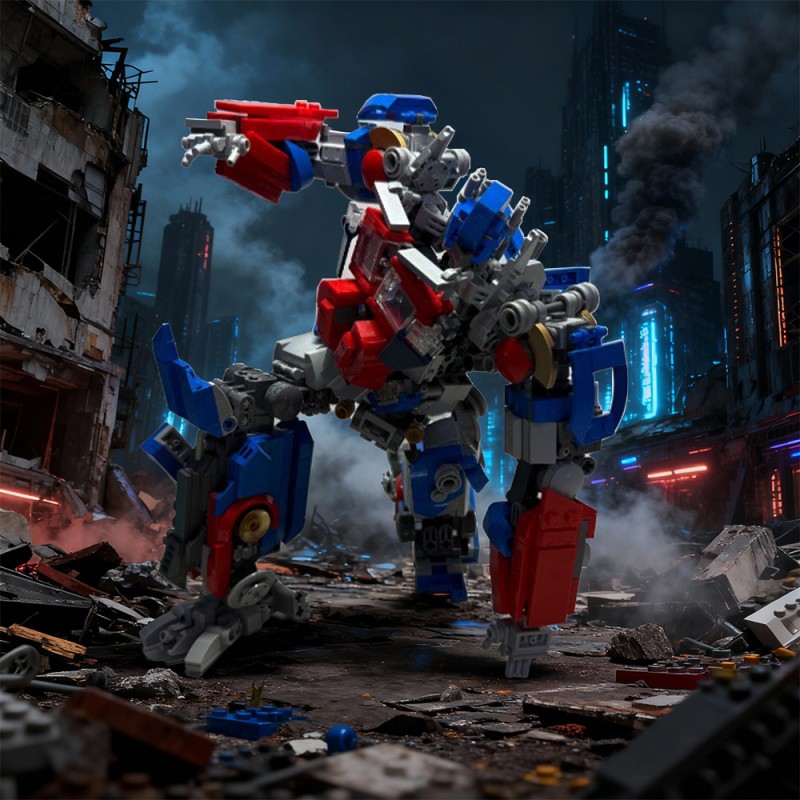 GOBRICKS MOC 234876 2007/ROTF optimus prime - YWOBB