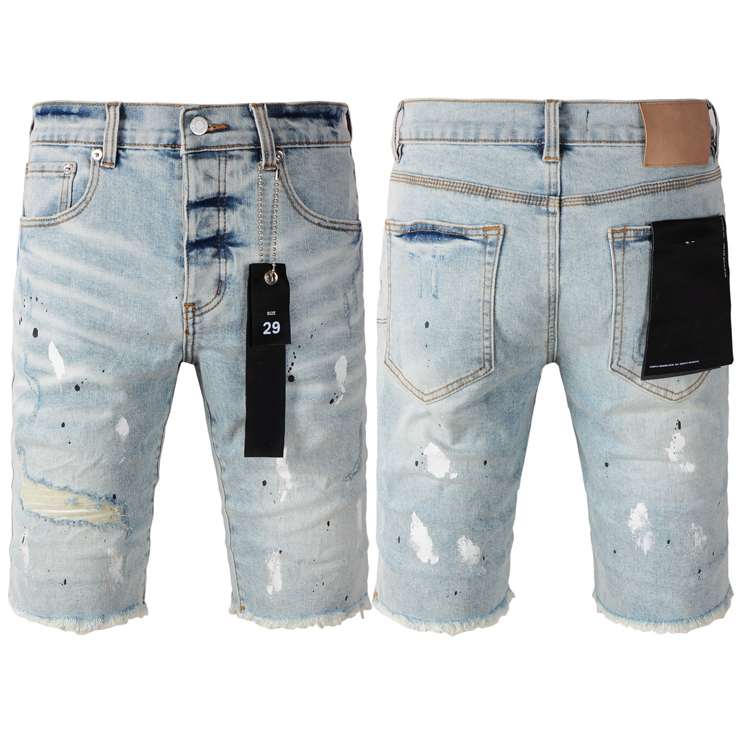 64_Purple Brand Shorts