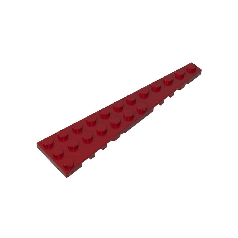 GOBRICKS GDS-707  Plate 12 x 3 Right - YWOBB