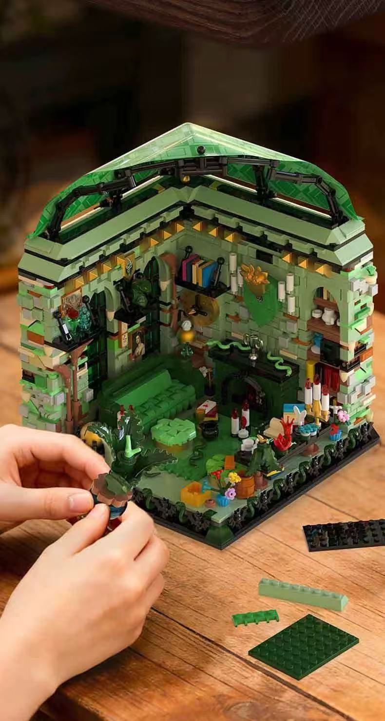 Xbert 66192 Harry Potter Slytherin Common Room with Lights - YWOBB
