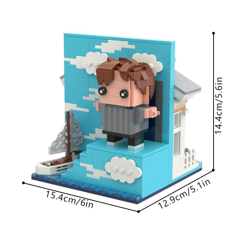 GOBRICKS MOC S1099 The Truman Show - YWOBB