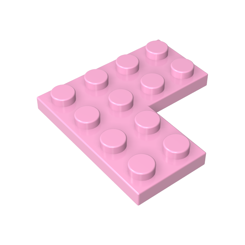 GOBRICKS GDS-696 Plate 4 x 4 Corner - YWOBB
