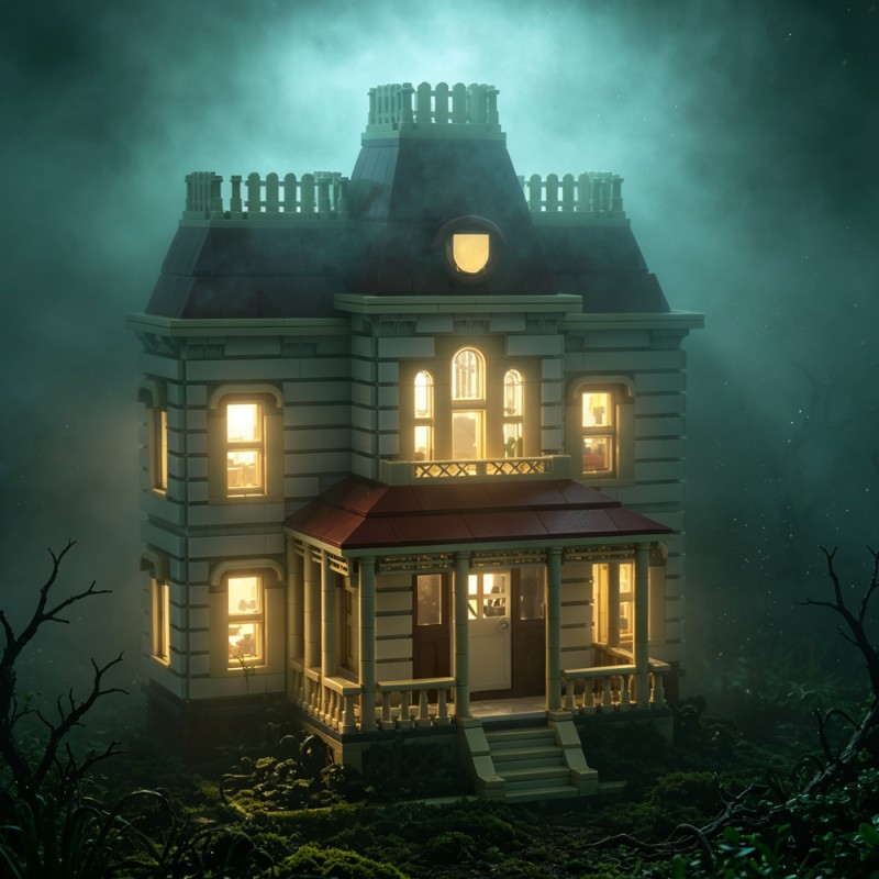 GOBRICKS MOC S1115 Psycho House - YWOBB