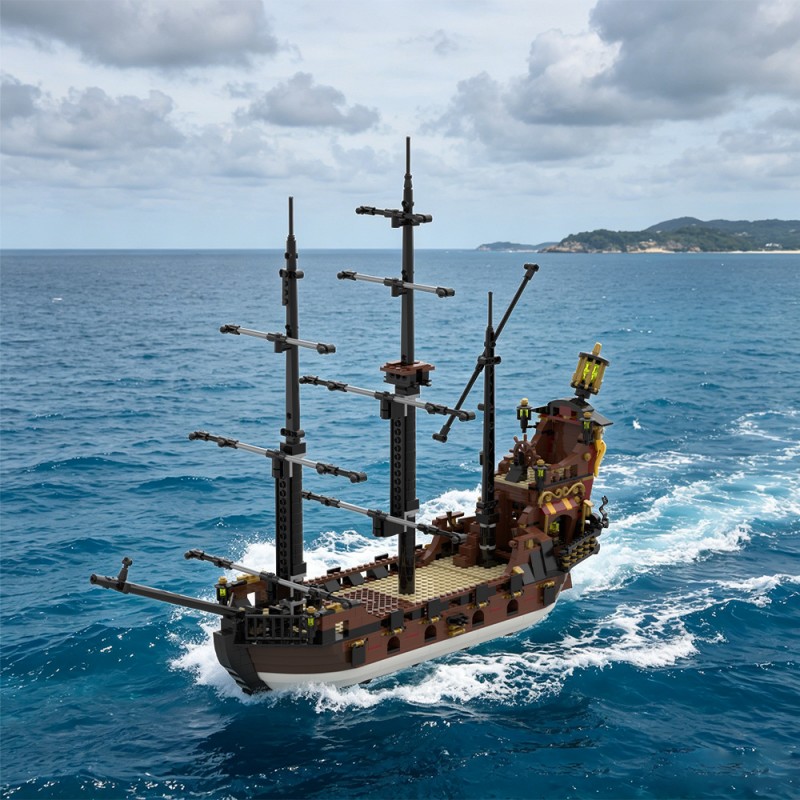 GOBRICKS MOC A2746 Jolly Roger´s Revenge - YWOBB