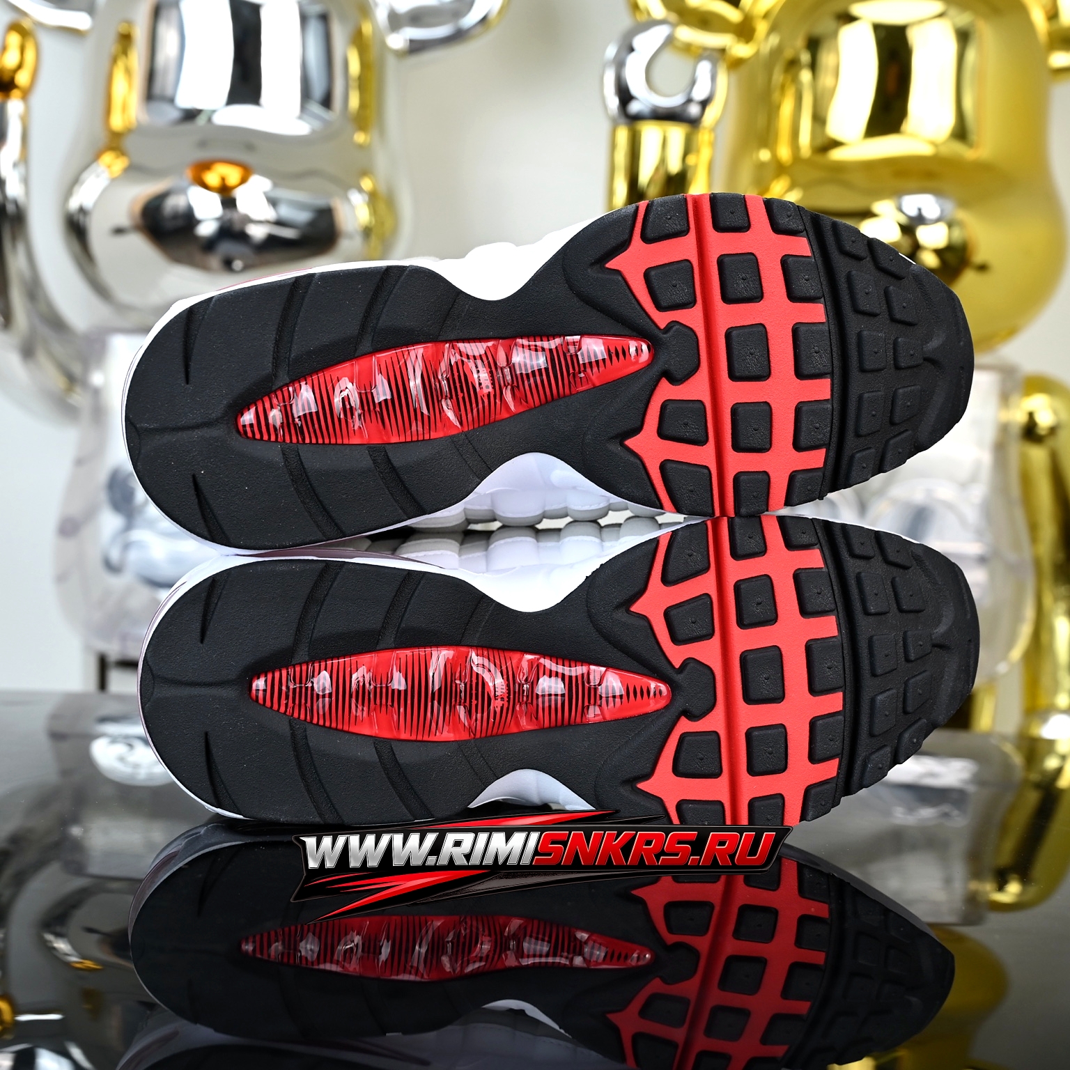 Nike Air Max 95 Big Bubble Premium White University Red IB7862-100