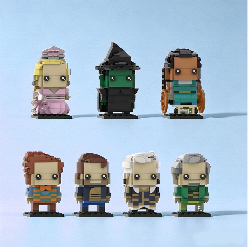 GOBRICKS MOC 247623 Wicked Brickheadz Collection - YWOBB