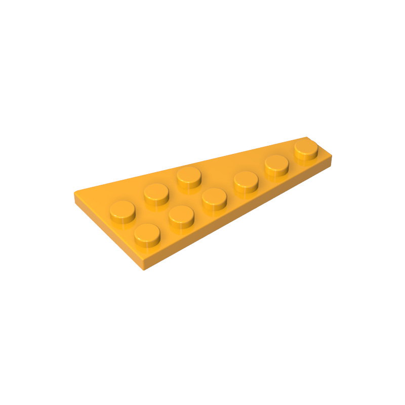 GOBRICKS GDS-551  Plate 6 x 3 Left - YWOBB