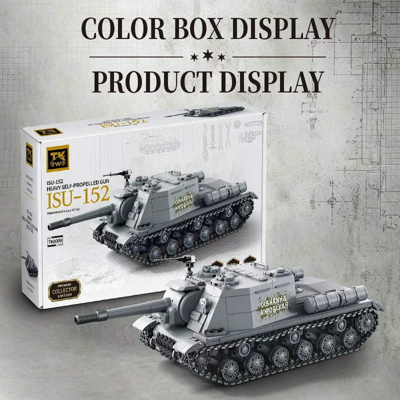TK2 8009 HEAVY SELF-PROPELLED GUN ISU-152 - YWOBB