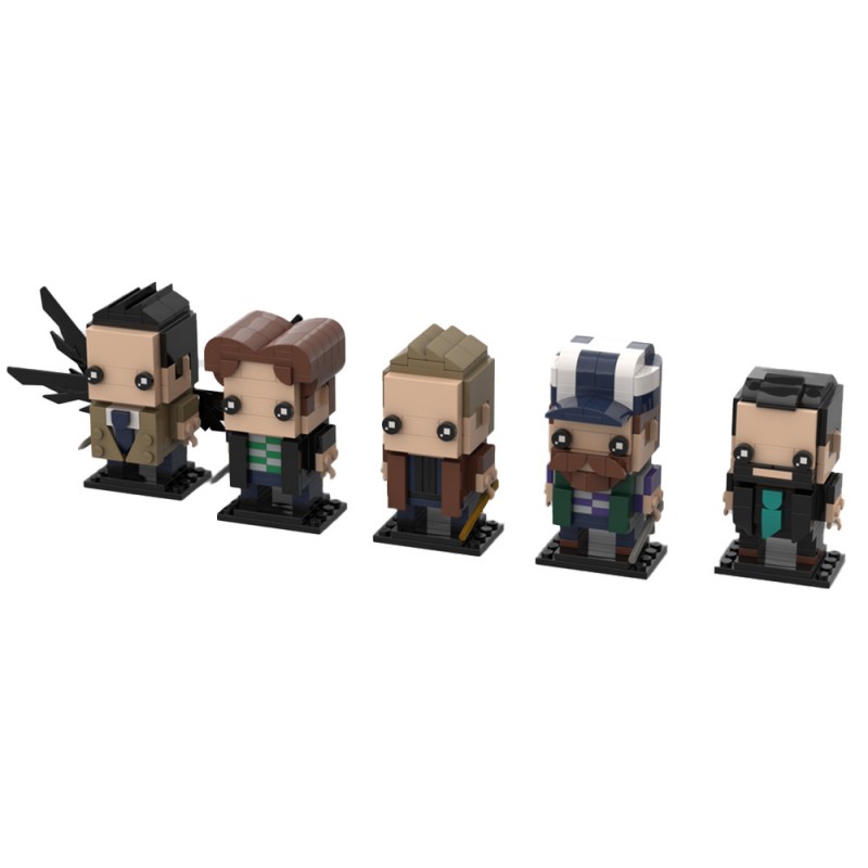 GOBRICKS MOC 216538 Supernatural BrickHeadz 5-in-1 bundle - YWOBB