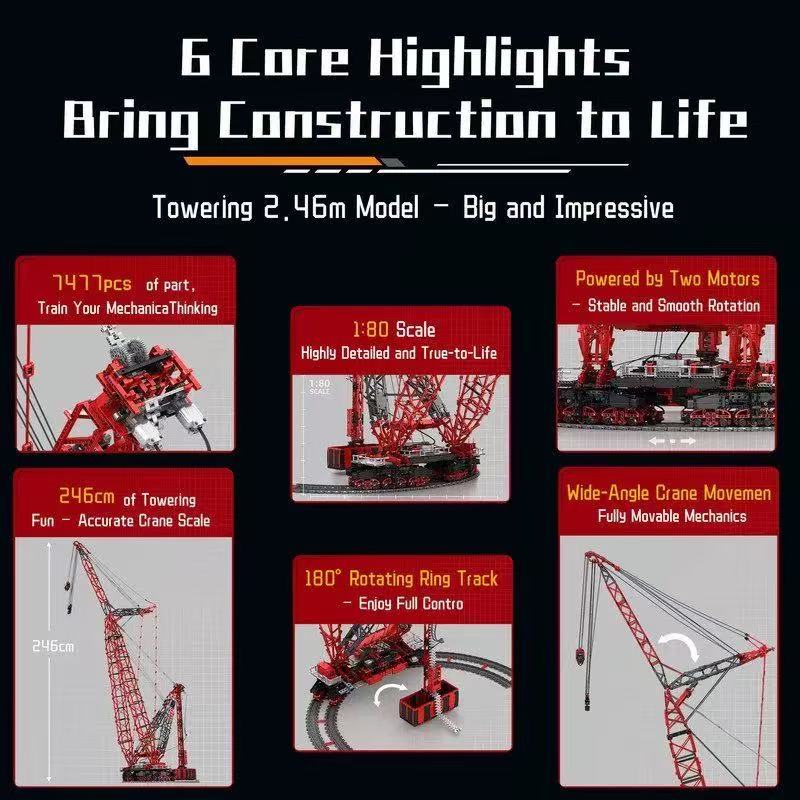 Reobrix 22028 Super-large SK6000 Land-Based Ring Crane - YWOBB