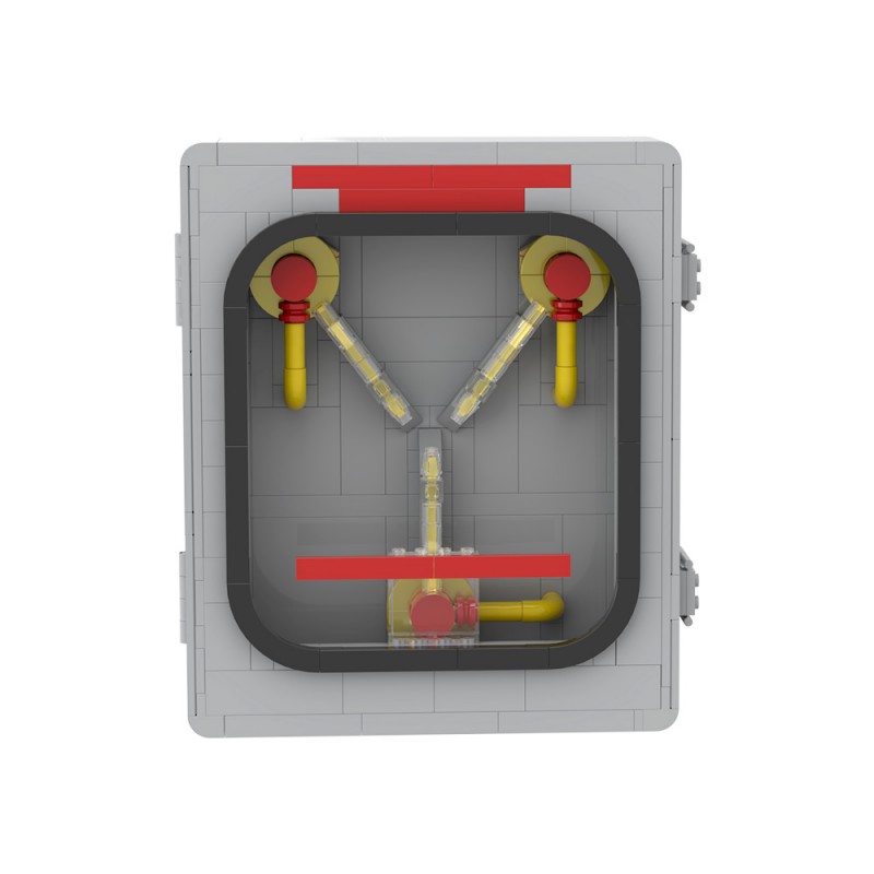GOBRICKS MOC S1118 Back to the Future Flux Capacitor - YWOBB