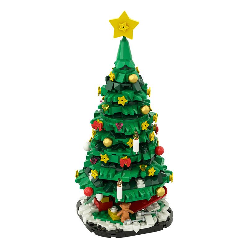 GOBRICKS MOC S1077 Christmas tree - YWOBB