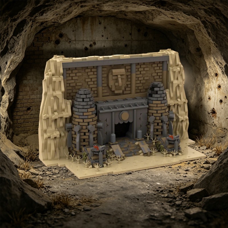GOBRICKS MOC 249197 Fallout 2 Temple of Trials - YWOBB