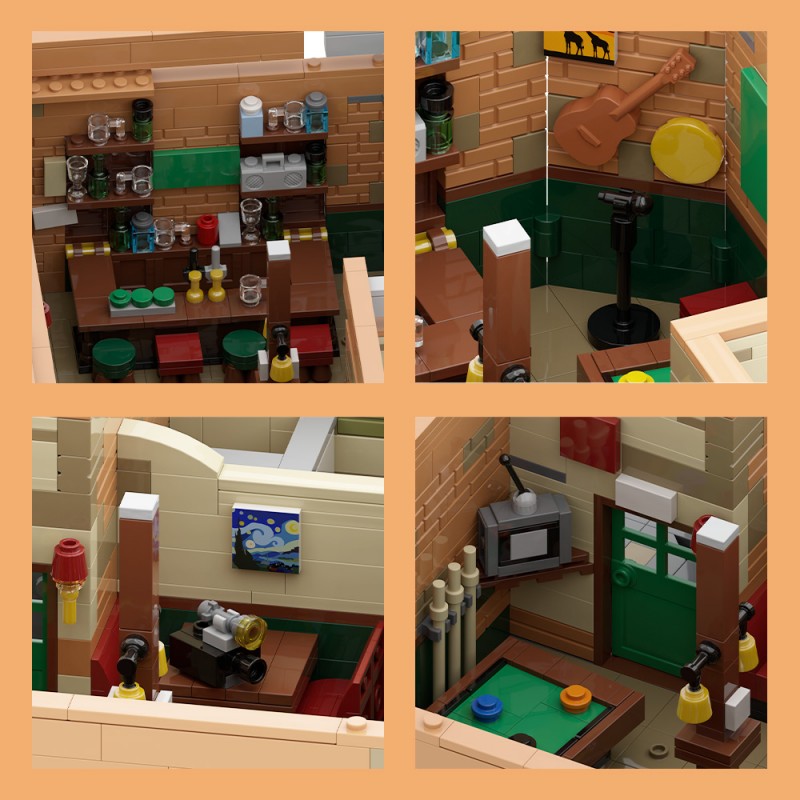 GOBRICKS MOC S0148 Paddy's Pub It's Always Sunny in Philadelphia - YWOBB