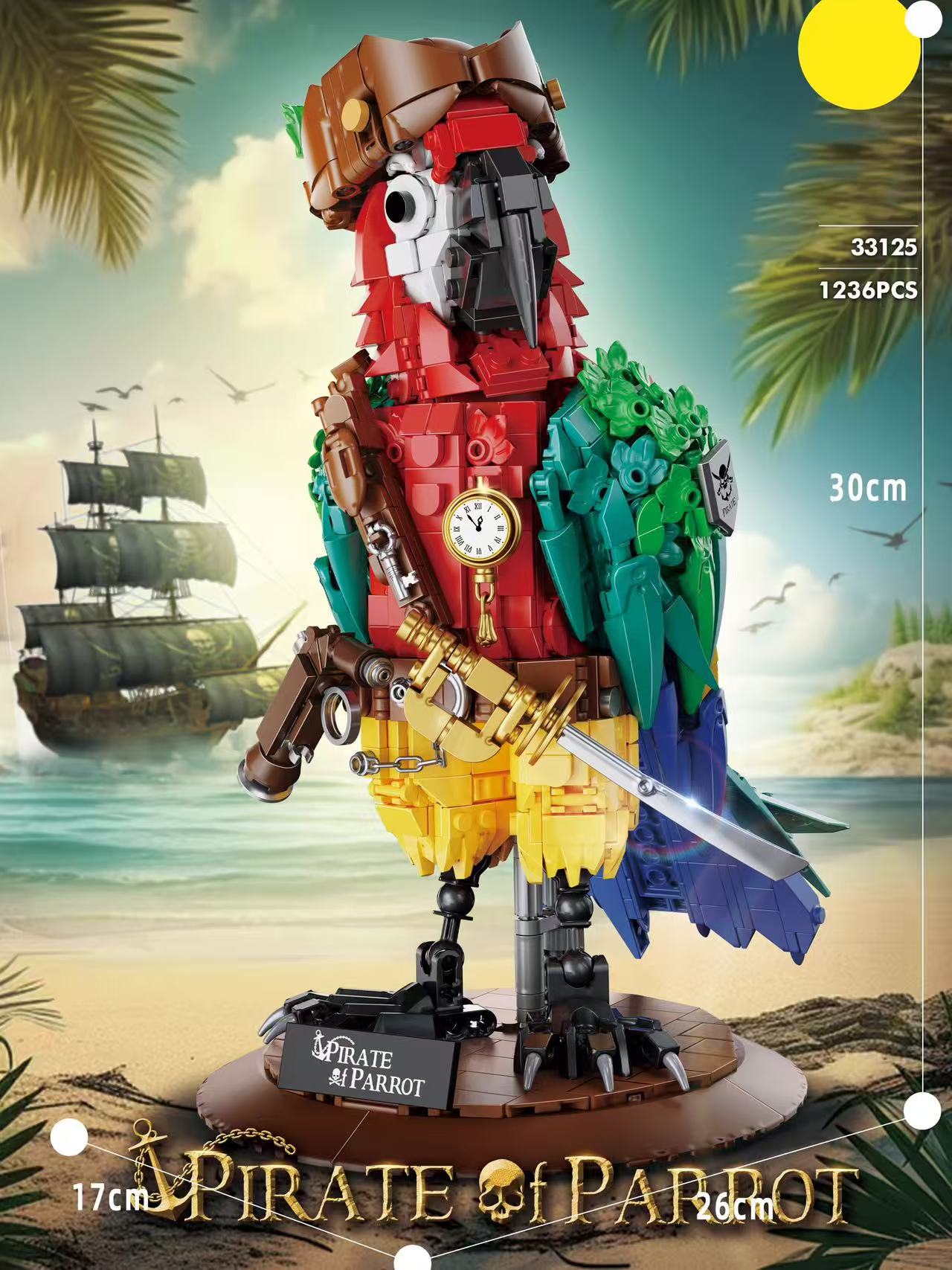 MIYOO 33125 Pirate Parrot - YWOBB