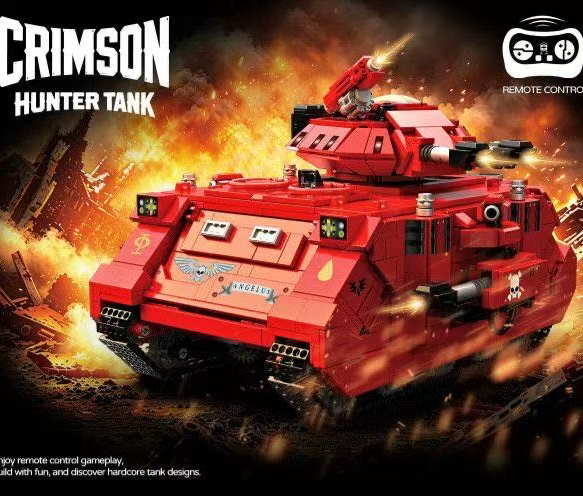 DK 90003 WARHAMMER 40K Blood Angels Predator Tank (Remote Powered Version) Turret - YWOBB