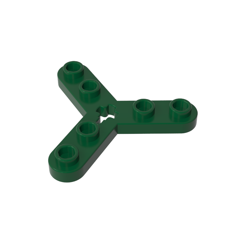 GOBRICKS GDS-983 Plate Rotor 3 Blade with Smooth Ends and 6 Studs - YWOBB