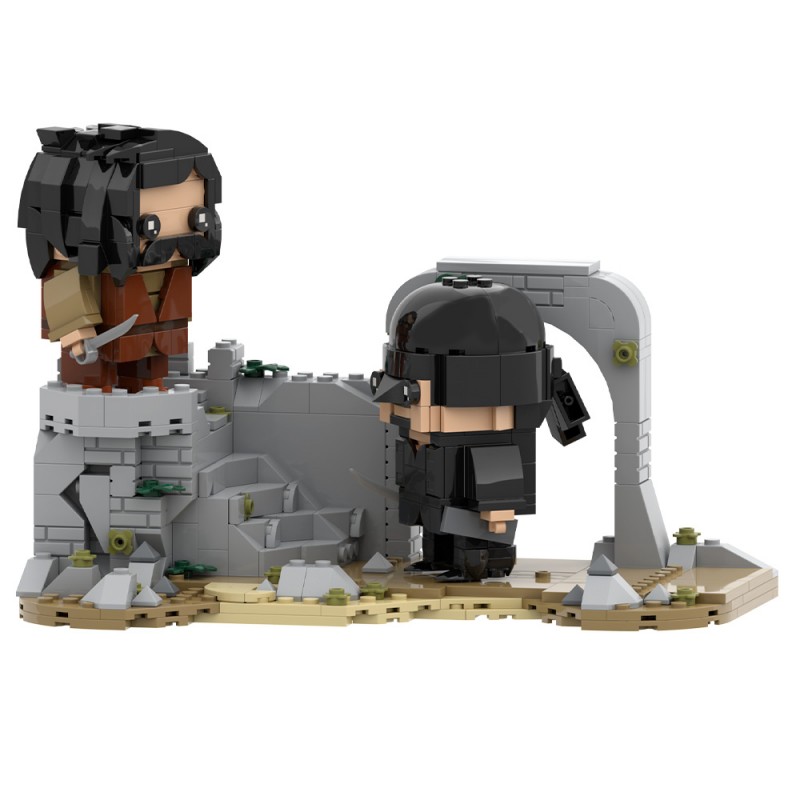 GOBRICKS MOC S0147 The Princess Bride Westley fights Inigo - YWOBB