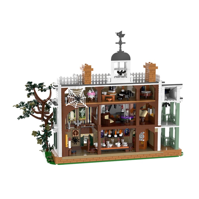 GOBRICKS MOC S1028 Haunted Mansion - YWOBB
