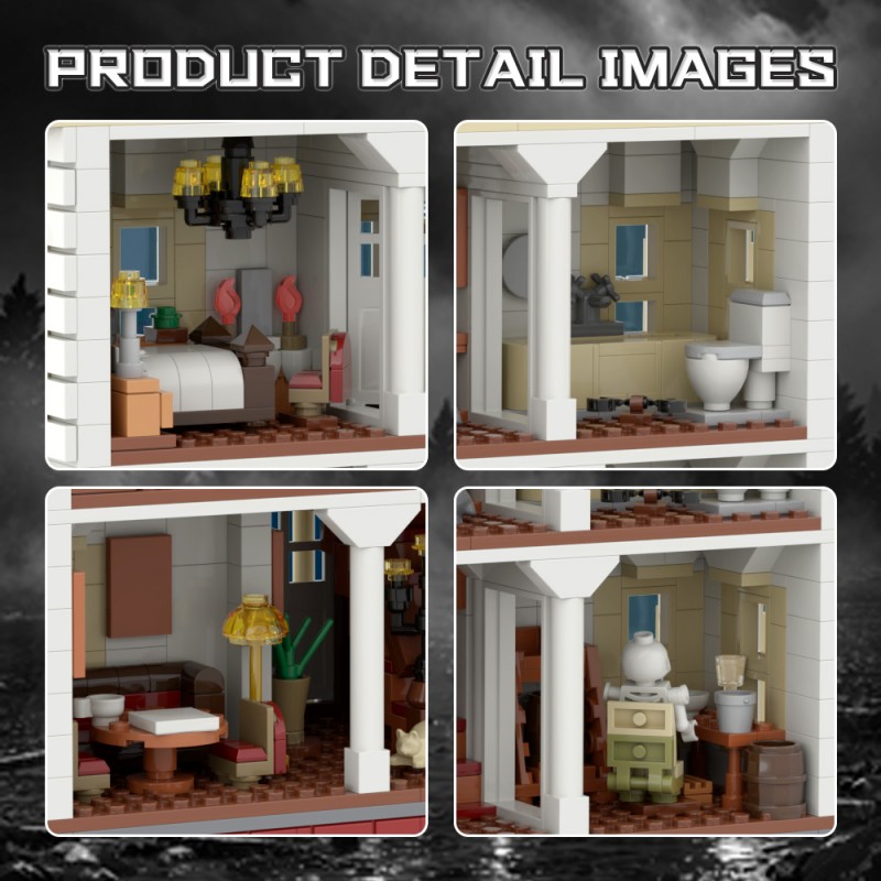 GOBRICKS MOC S1115 Psycho House - YWOBB