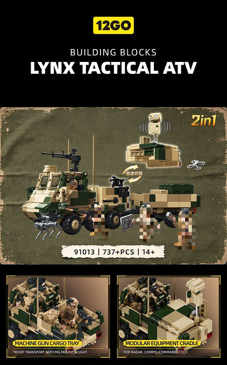 12GO 91013 LYNX TACTICAL ATV - YWOBB