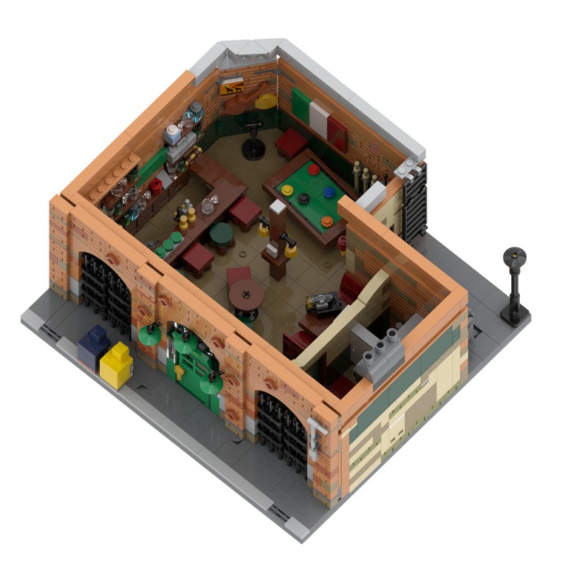 GOBRICKS MOC S0148 Paddy's Pub It's Always Sunny in Philadelphia - YWOBB