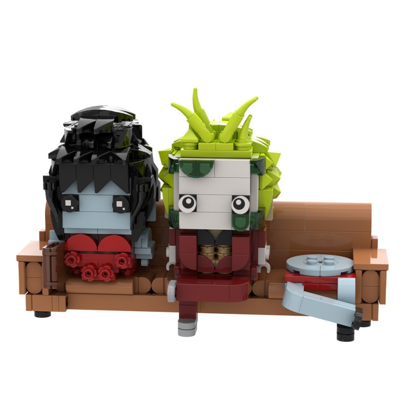 GOBRICKS MOC S0142 Beetlejuice netherworld waiting room - YWOBB
