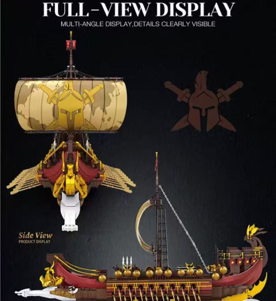 Reobrix 66104 Spartan Warship - YWOBB