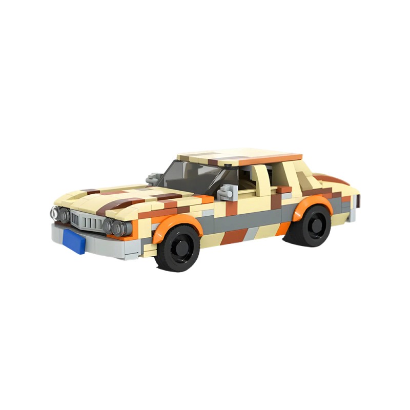 GOBRICKS MOC 22631 The Big Lebowski 1973 Ford Gran Torino - YWOBB
