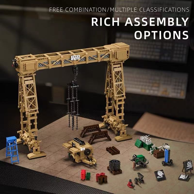 12GO 97037 World War II German RIVERS GANTRY CRANE - YWOBB