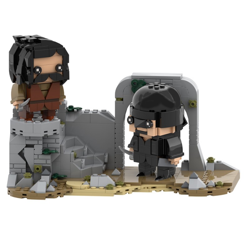 GOBRICKS MOC S0147 The Princess Bride Westley fights Inigo - YWOBB