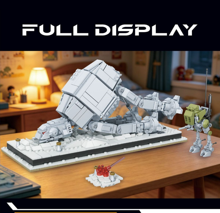 Amazing Block M903 A FALLEN AT-AT IN THE VALLEY - YWOBB