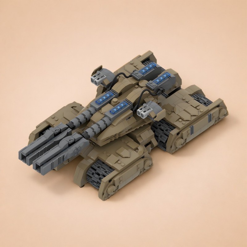 GOBRICKS MOC 250441 Mammoth Tank Mk.III Railgun Variant - YWOBB