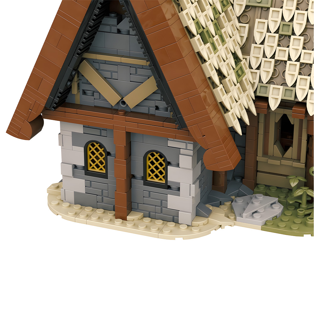 GOBRICKS MOC 206390 Skyrim Whiterun Breezehome house - YWOBB