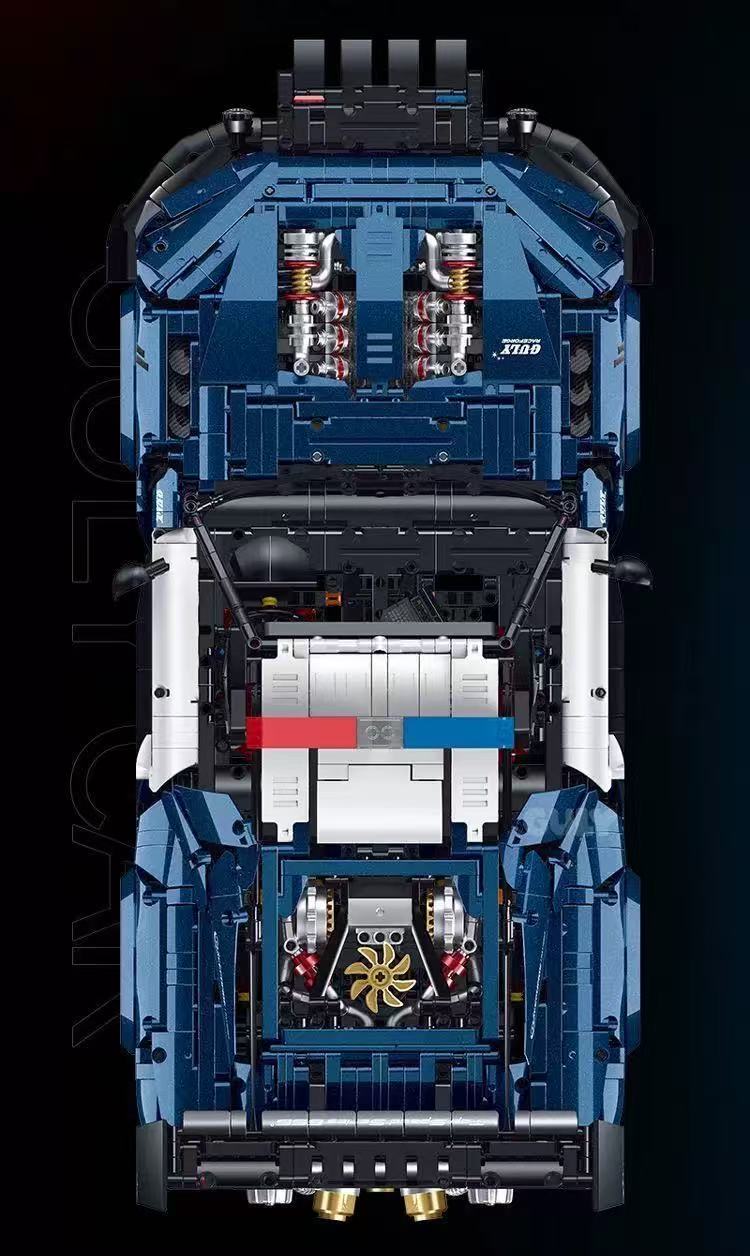 GULY 10655 1:8 Scale Supercar Series Ford Mustang Police Custom Edition - YWOBB