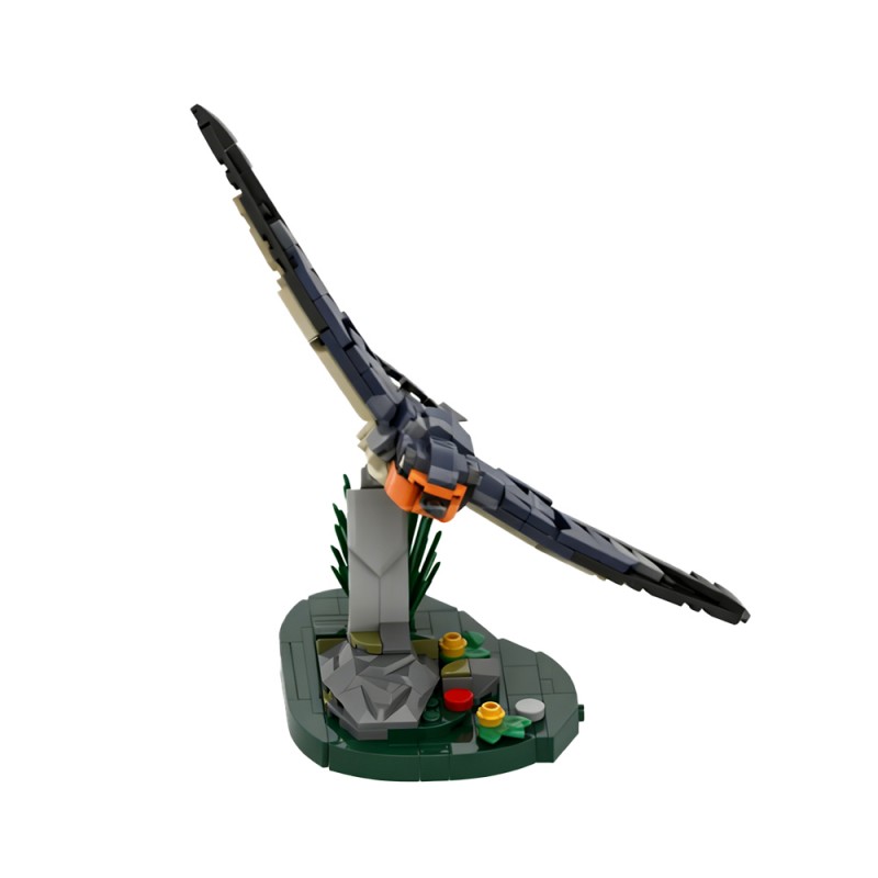 GOBRICKS MOC 256899 Barn Swallow - YWOBB