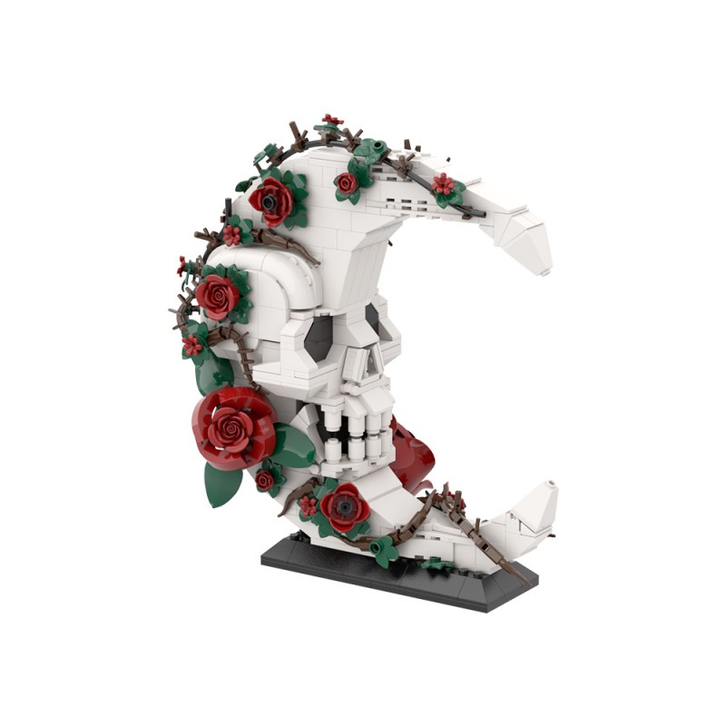 GOBRICKS MOC S1068 Moon Skull - YWOBB