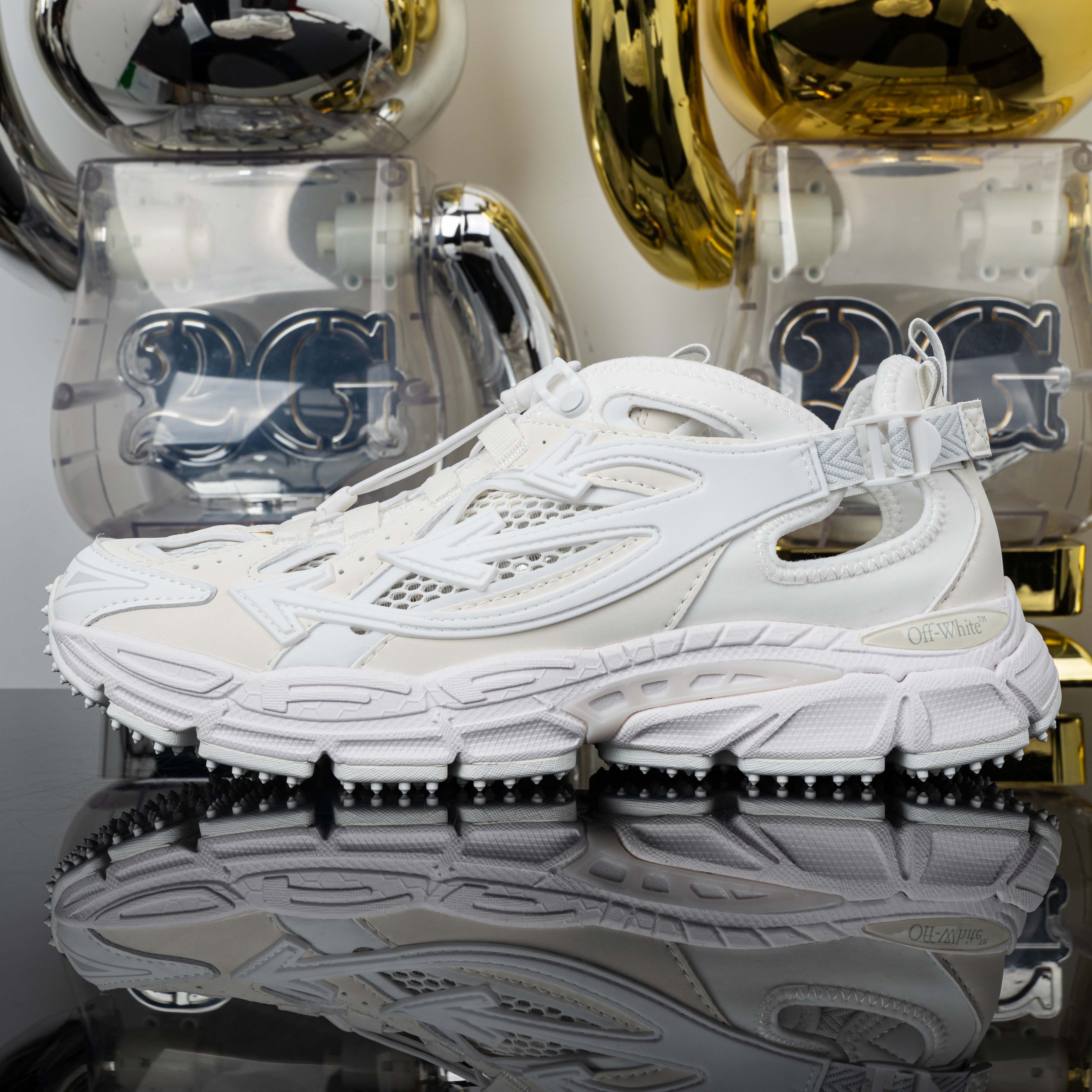 OFF-WHITE Be Right Back Open Sneaker White OMIA29SS26FAB0010101
