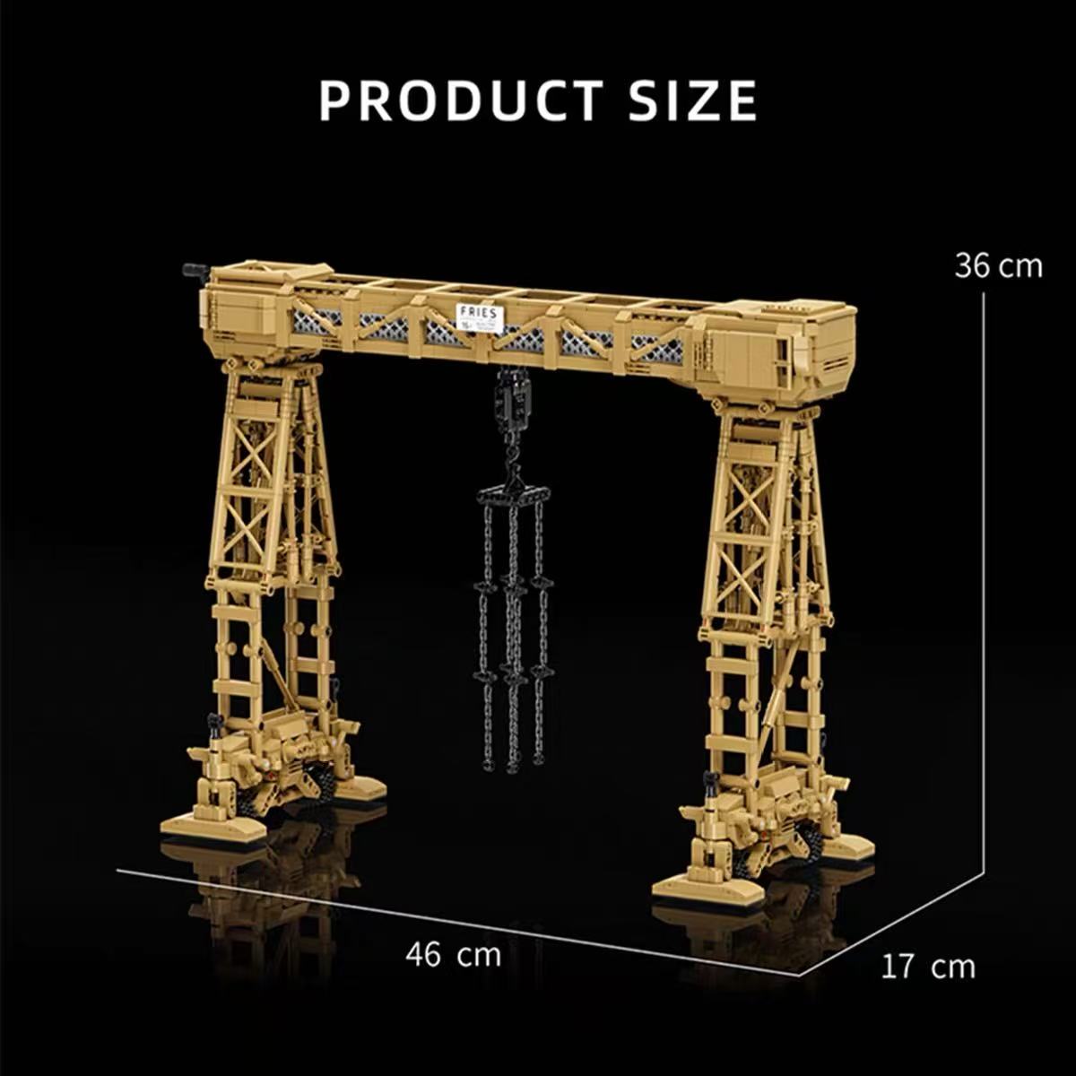 12GO 97037 World War II German RIVERS GANTRY CRANE - YWOBB