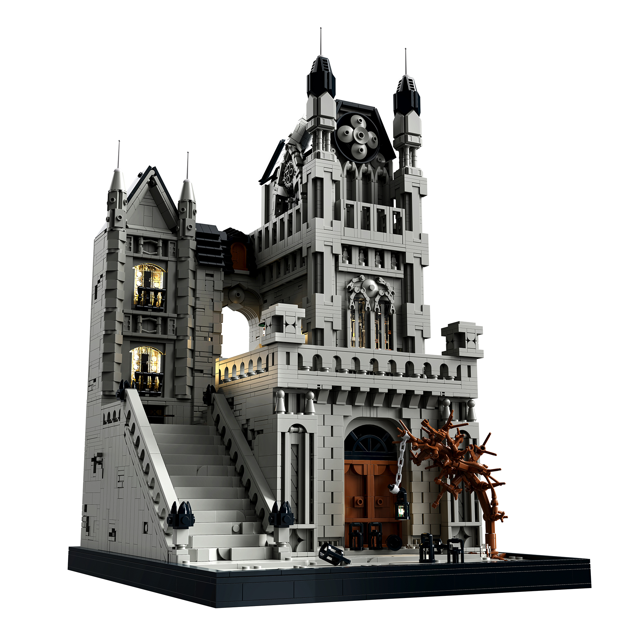 BOGAOBANG B6400 Gothic Architecture with lights OVP US Warehouse Version - YWOBB