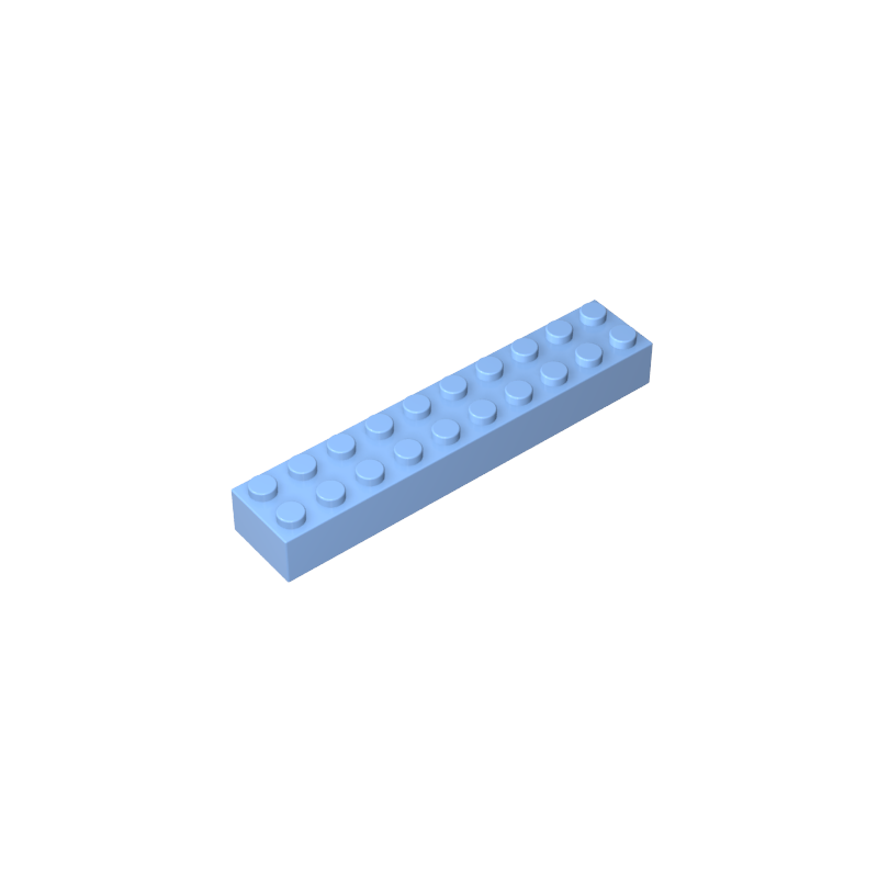 GOBRICKS GDS-545 Brick 2 x 10 - YWOBB